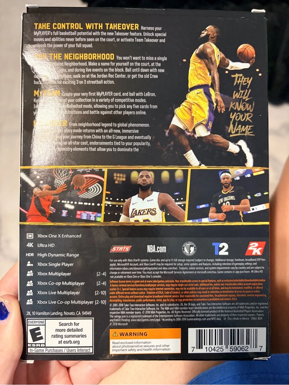 NBA 2K19 20th Anniversary Edition (Xbox One) - Black & Gold Artwork
